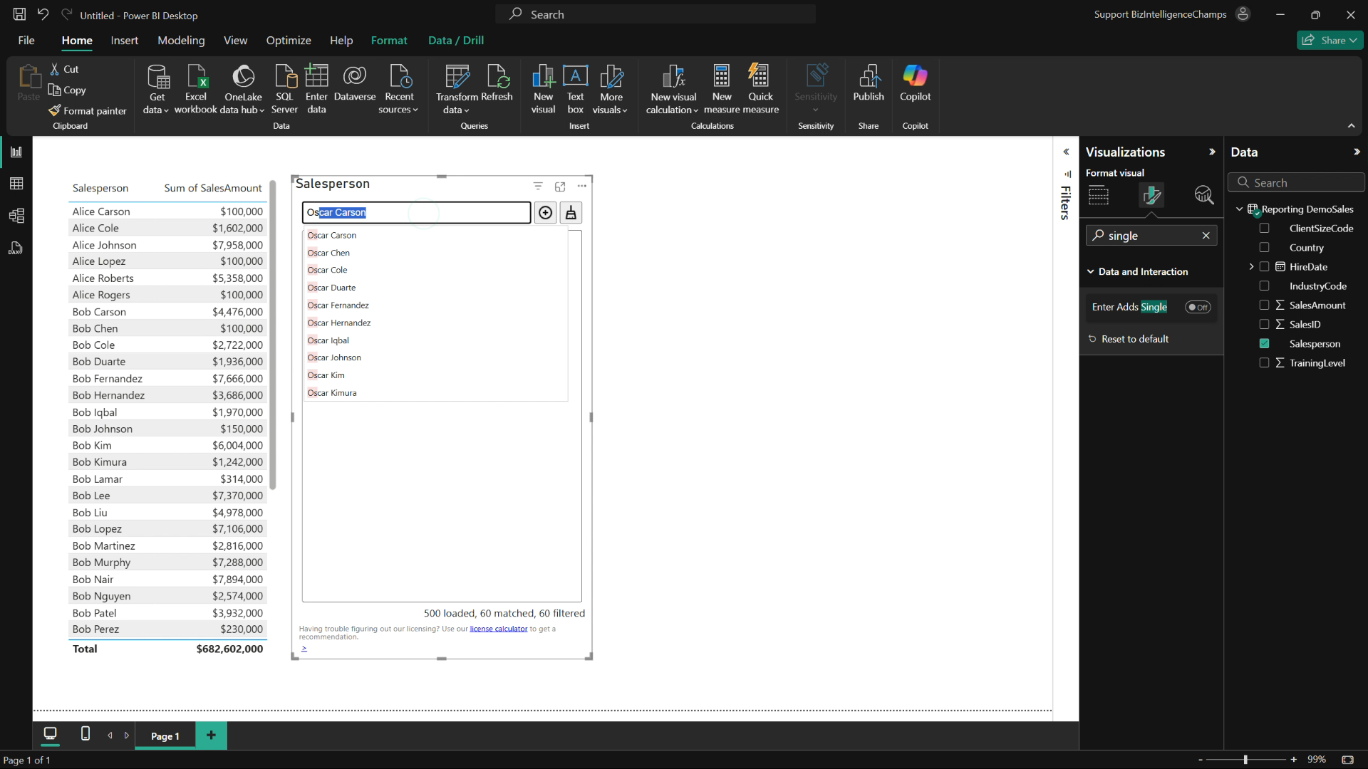 Auto-complete Filter: This video illustrates the use of three specific settings that control matching behavior
