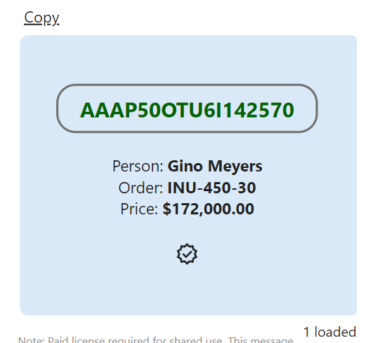 Multi-format Card: Here's an example of what type of output can be produced from this template