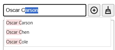 Auto-complete Filter: 'Expand on Add', when enabled, changes the nature of the Add button / link, and (view 2)