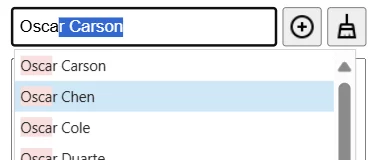 Auto-complete Filter: When 'Retain Partial Match on Add' is enabled, the pick list can remain open, even when an (view 2)