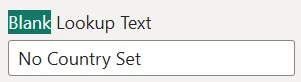 Auto-complete Filter: 'Blank Lookup Text', when provided, becomes a data value that's included in the value