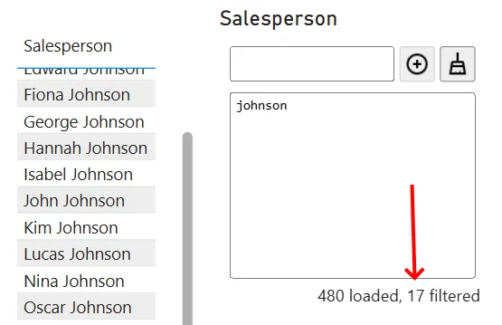 Auto-complete Filter: The 'List Not Fuzzy' setting, when enabled, forces fuzzy matching to only apply to the (view 3)