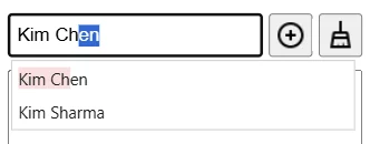 Auto-complete Filter: 'Expand Only if Contains' is similar to 'List Not Fuzzy', except it applies when expanding (view 2)