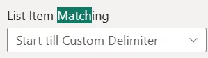 Auto-complete Filter: 'List Item Matching' lets you add filter items which contain a superset of the text
