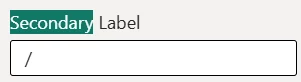 Auto-complete Filter: The general style of the secondary text can be controlled by the 'Secondary Style' (view 3)