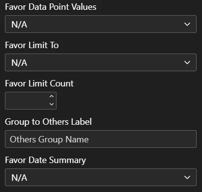 LLM AI Charts: Several other settings offer finer-grained control over how your chart might look