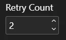 LLM AI Charts: The Retry Count setting in the visual controls if additional attempts can automatically be made