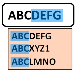 Auto-complete Filter icon